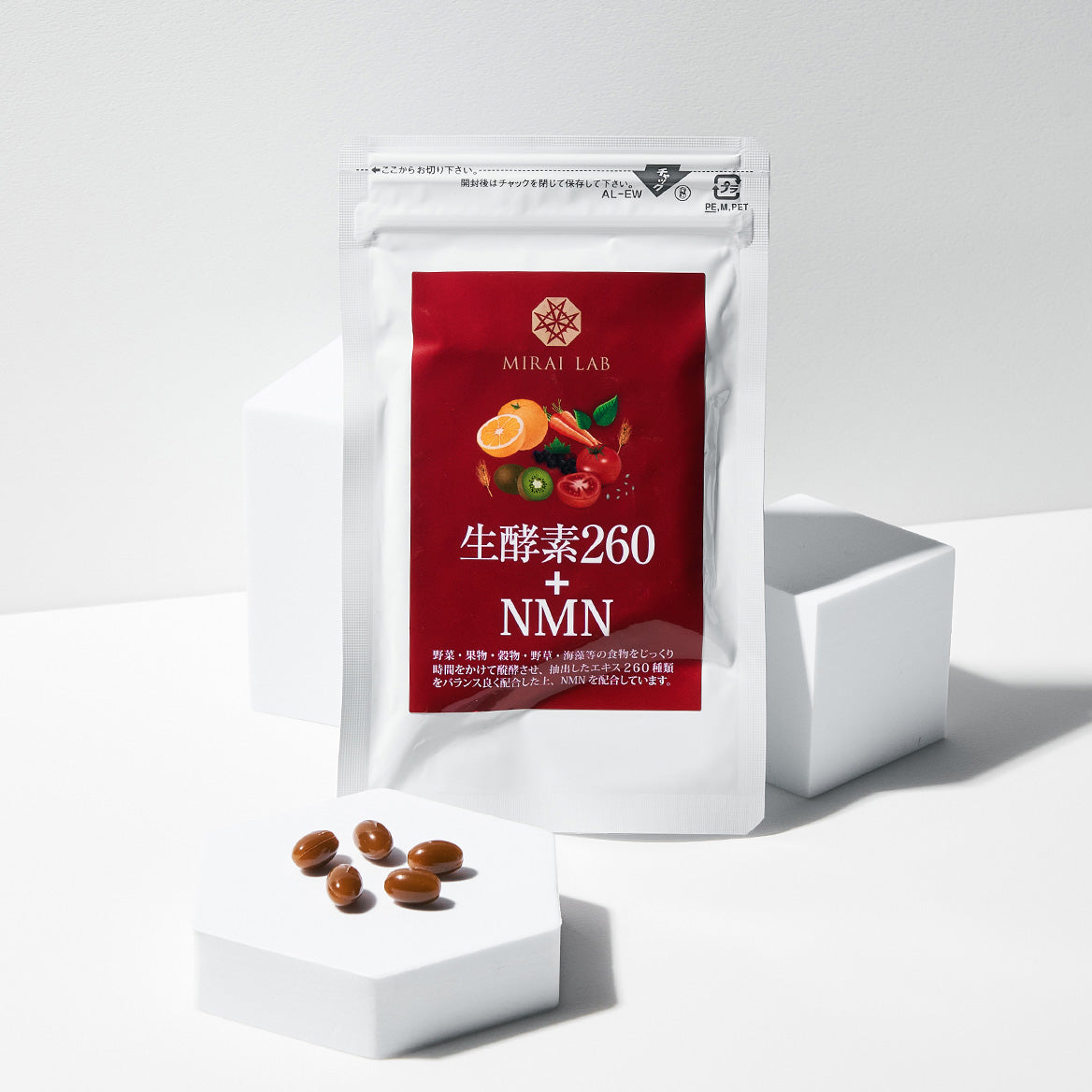 Raw Enzyme 260 + NMN (60 tablets)