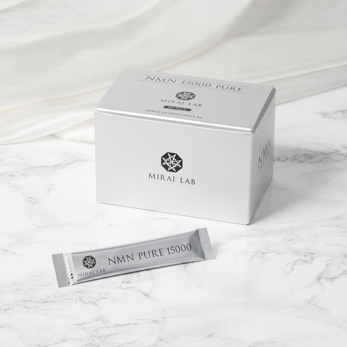 定期購入】NMN ピュア 15000 (30包) NMN Pure（サプリ）｜【ミライラボ